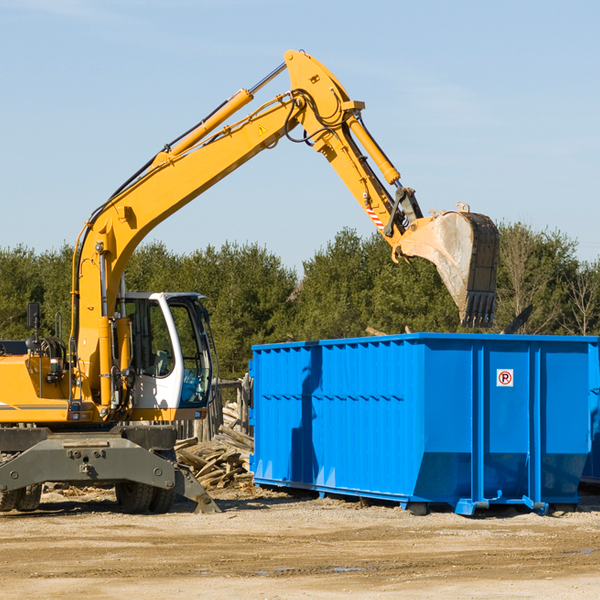 can i choose the location where the residential dumpster will be placed in Dawson